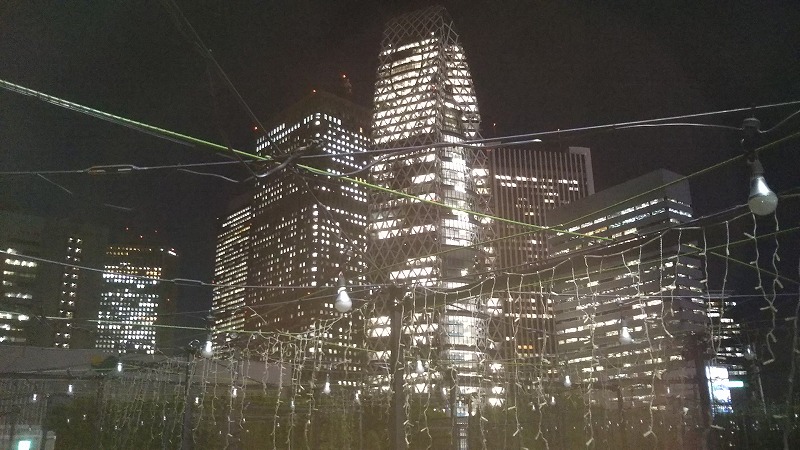 都会の夜景はきれいです