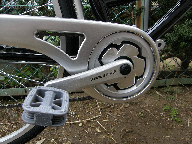 ギヤはフリーパワーに付け替えてあります